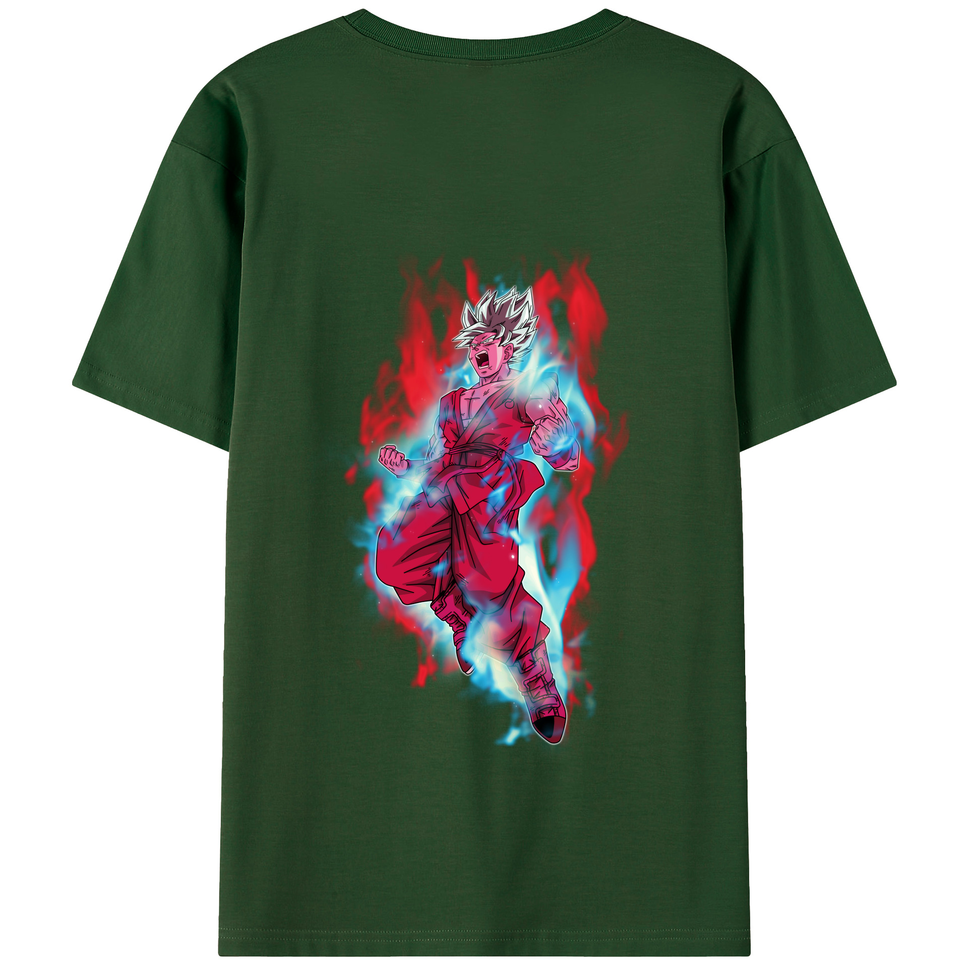 （画像用） ドラゴンボール 孫悟空（そん ごくう）Son Goku カカロット DRAGON BALL Kakarotto 綿100％半袖Tシャツ（背面プリント）